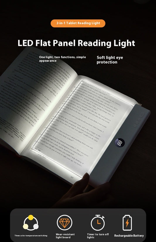 LumiPanel Reading Light: Nighttime Clarity & Adjustable Brightness - Viralero