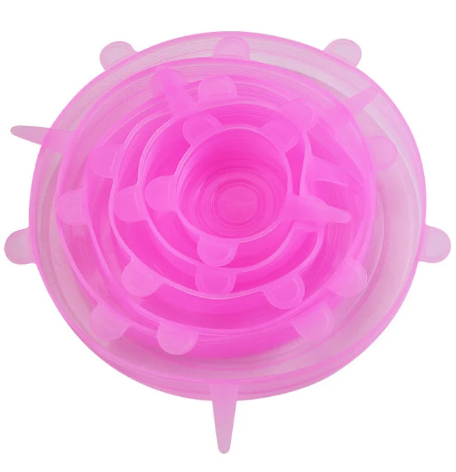 Silicone Stretch Lids – 6 Pack