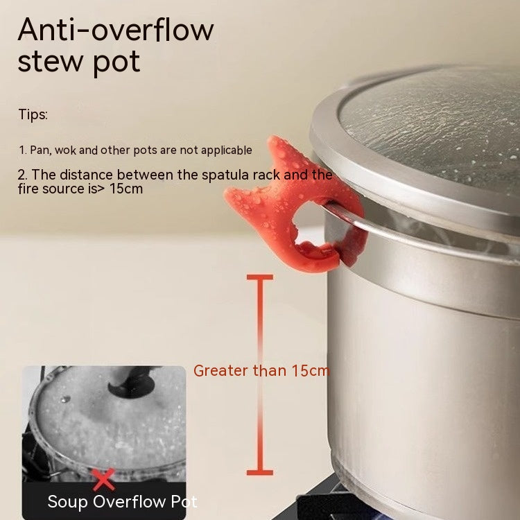 Anti-Overflow Silicone Spoon Holder - Viralero