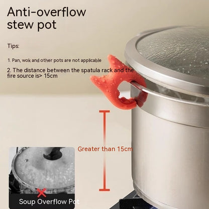 Anti-Overflow Silicone Spoon Holder - Viralero