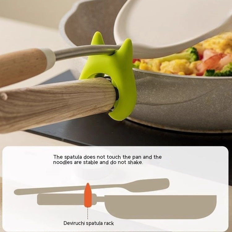 Anti-Overflow Silicone Spoon Holder - Viralero