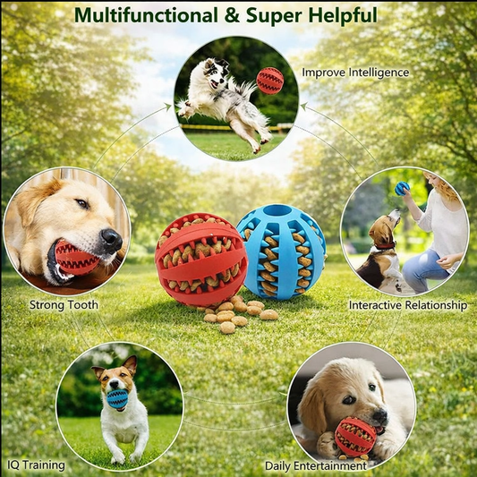 ChewSphere™ | Interactive Dog Treat Ball – Chew-Resistant Food Dispenser Toy