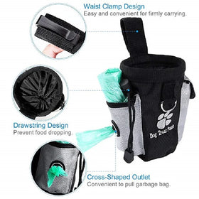 ChewSphere™ Dog Treat & Training Bag | Portable Pet Snack Pouch with Waist Clip - Viralero