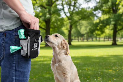 ChewSphere™ Dog Treat & Training Bag | Portable Pet Snack Pouch with Waist Clip - Viralero