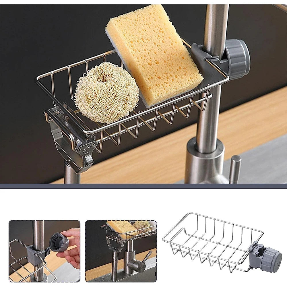 Flexible Sink Caddy & Sponge Holder