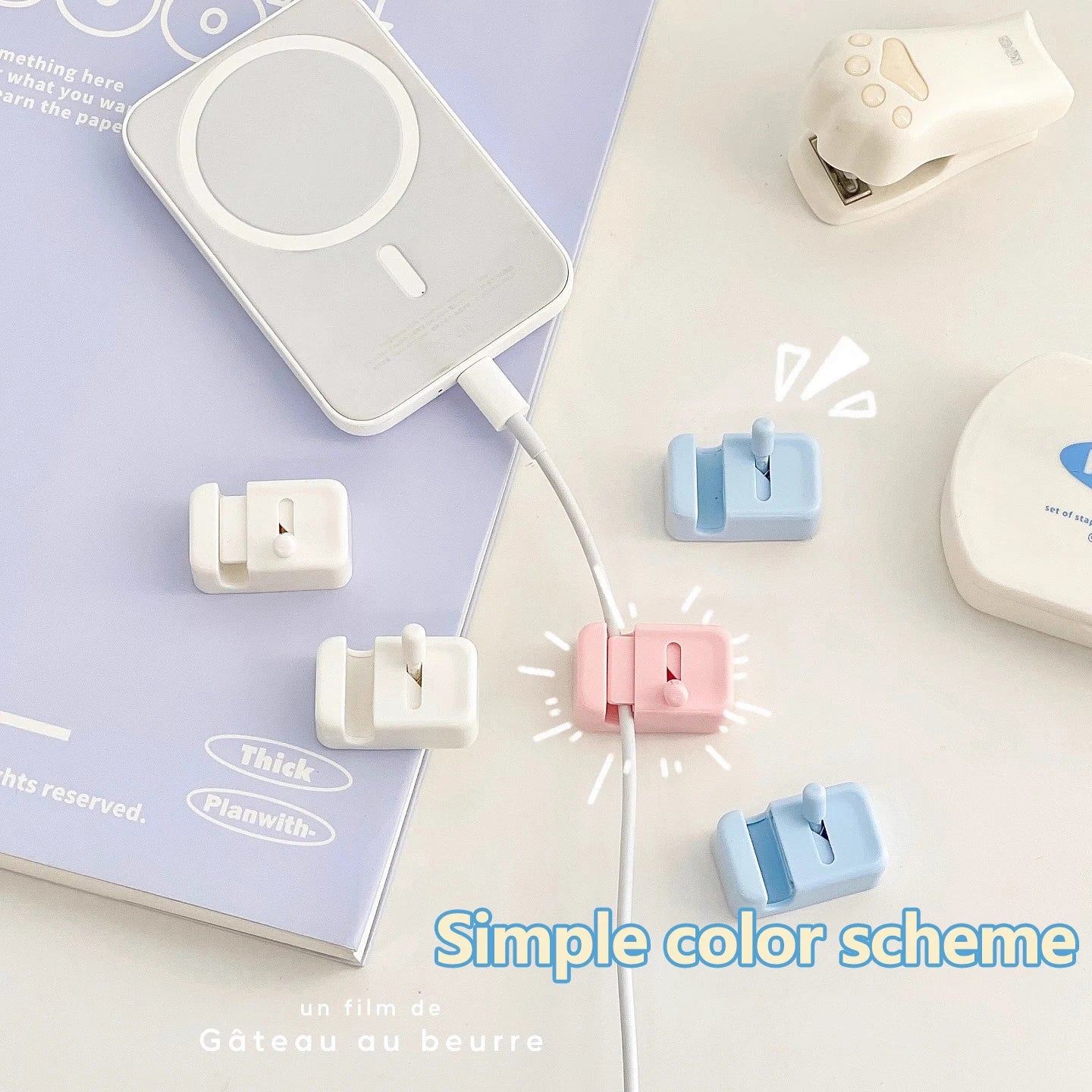 No-Drill Cable Management Clips