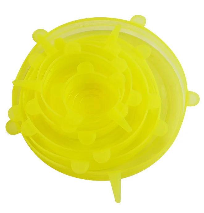 Silicone Stretch Lids – 6 Pack