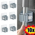 Self-Adhesive Broom & Mop Wall Holder