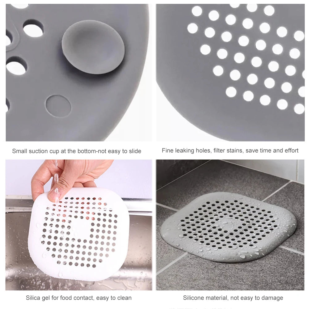 Silicone Drain Hair Catcher – 2 Pack