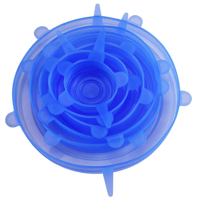 Silicone Stretch Lids – 6 Pack