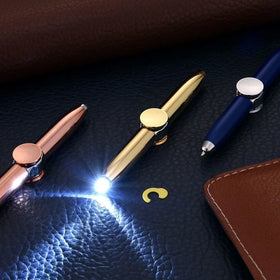 Metal LED Stress Relief Pen - Viralero