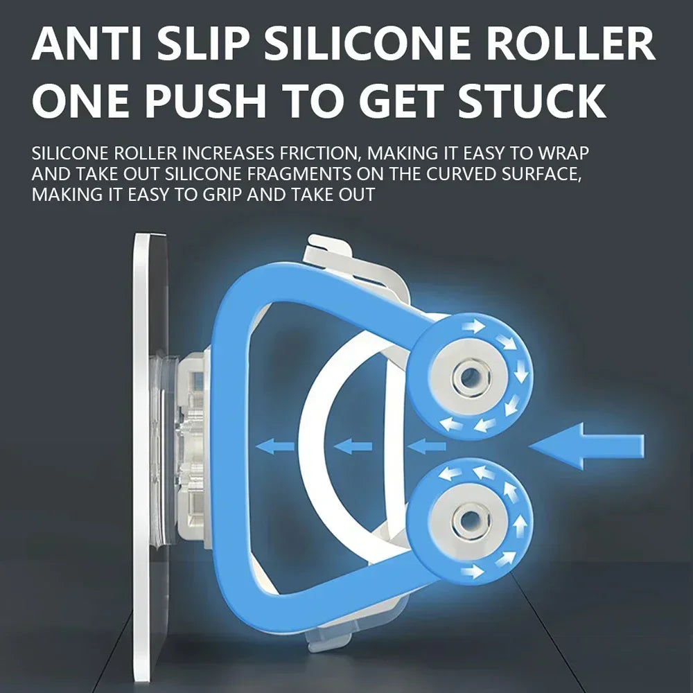 Self-Adhesive Broom & Mop Wall Holder