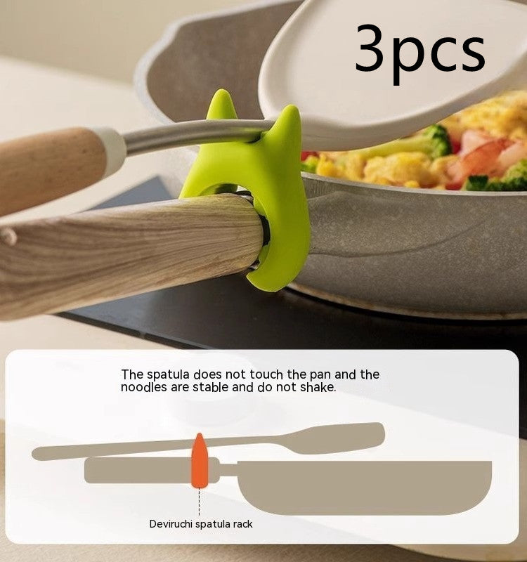 Anti-Overflow Silicone Spoon Holder - Viralero